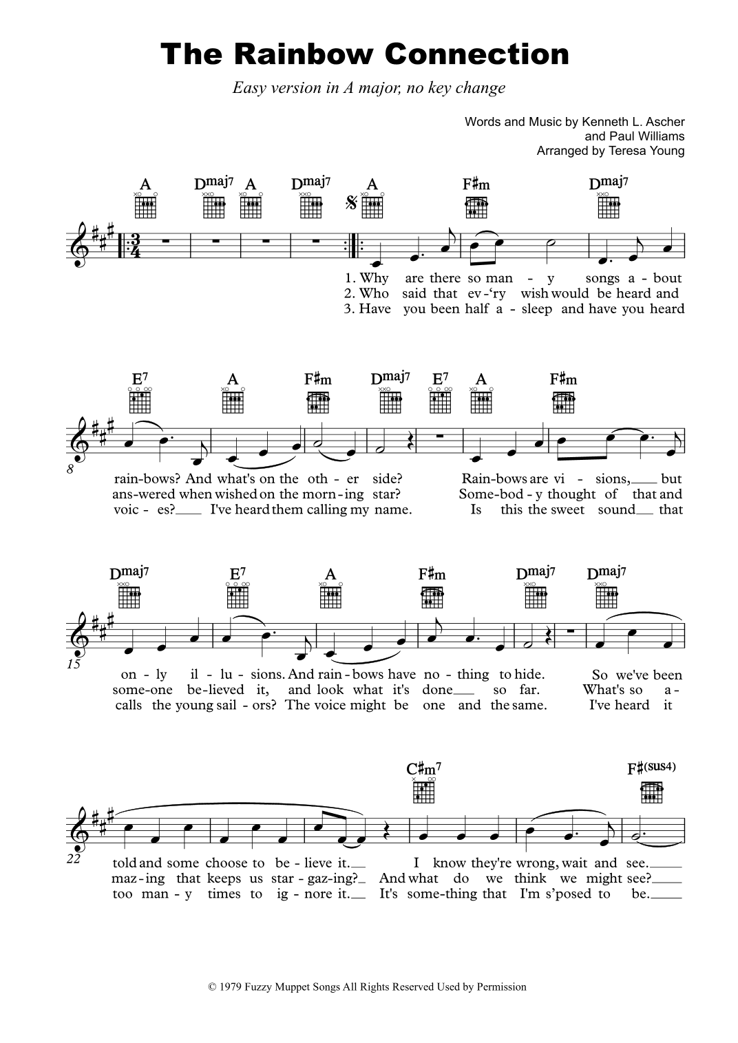 The Rainbow Connection (arr. Teresa Young)