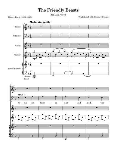 The Friendly Beasts (arr. Jan Powell)