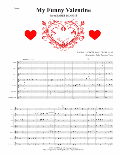 My Funny Valentine (arr. Ralph Raymond Hays)