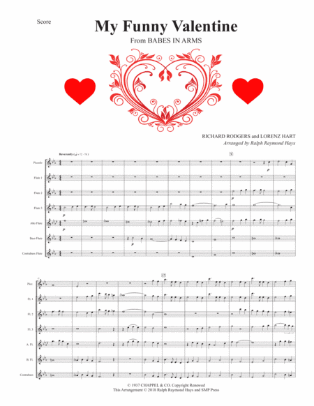My Funny Valentine (arr. Ralph Raymond Hays)