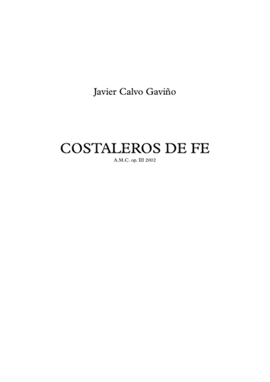 Costaleros de fe