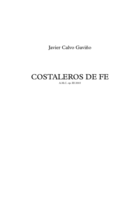 Costaleros de fe
