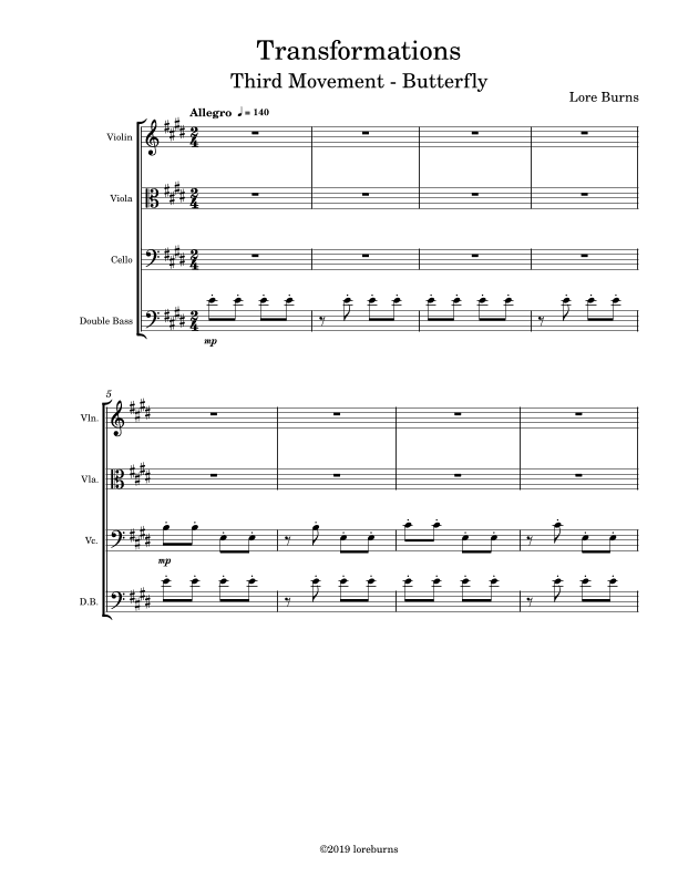 Transformations - Butterfly