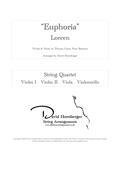 Euphoria (arr. David Hornberger)