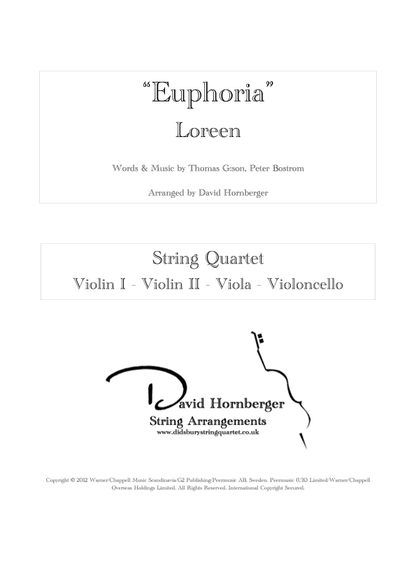 Euphoria (arr. David Hornberger)