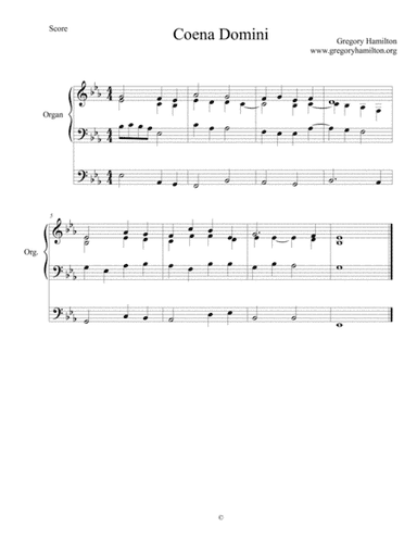 Coena Domini - Draw Near and Take the Body of the Lord