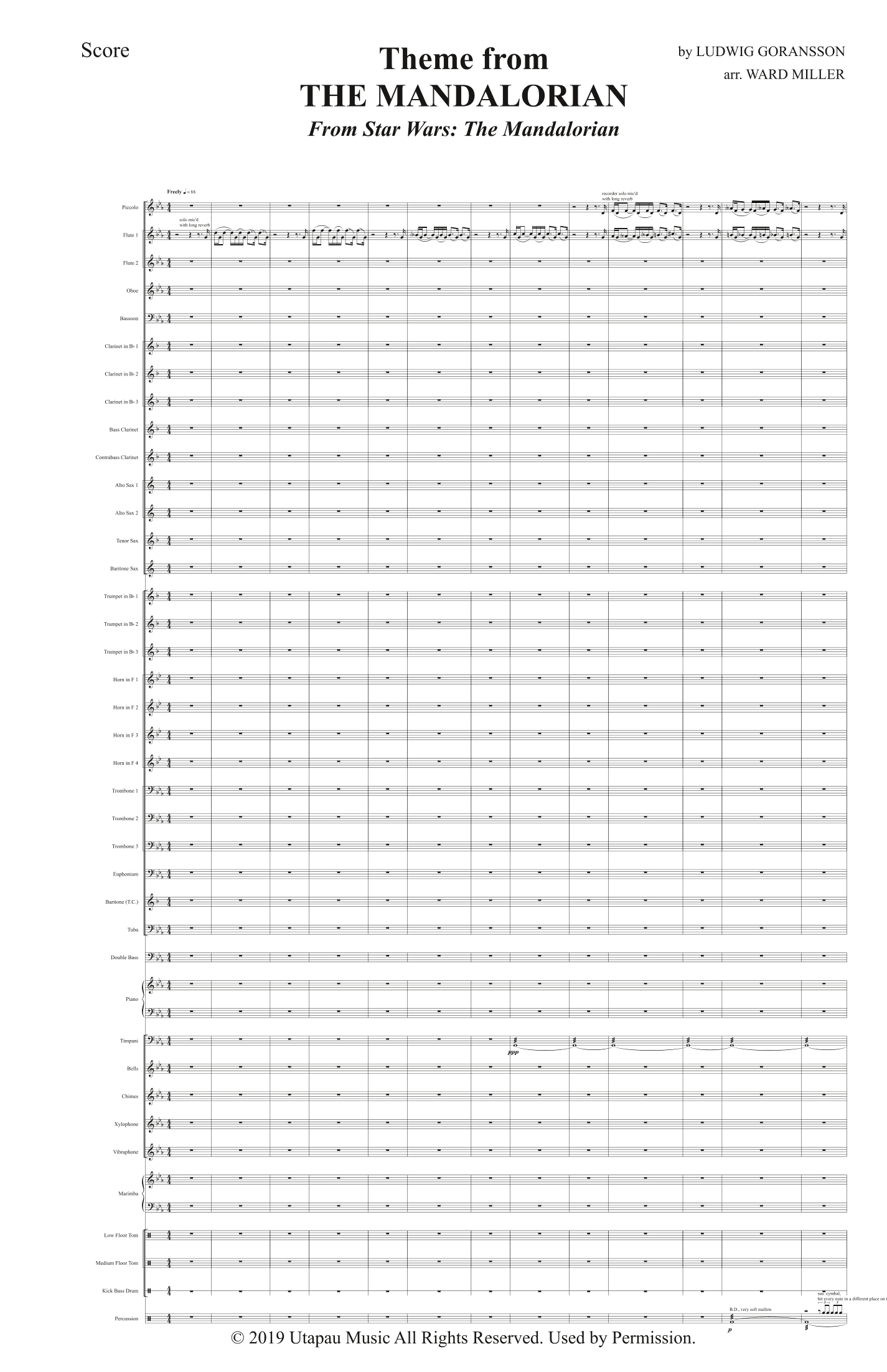 The Mandalorian (arr. Ward Miller)