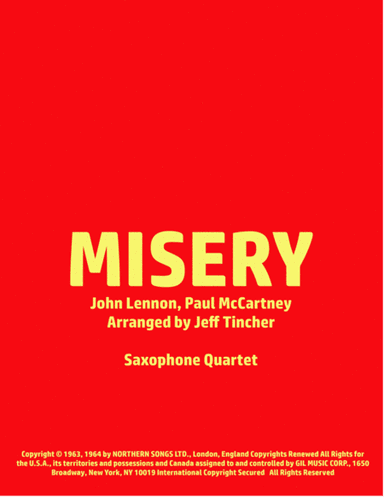 Misery (arr. Jeff Tincher)