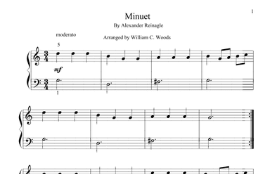 Minuet (arr. William C. Woods)