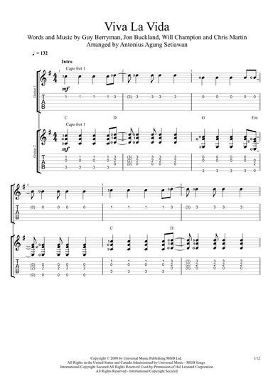 Viva La Vida (arr. Antonius Agung Setiawan)