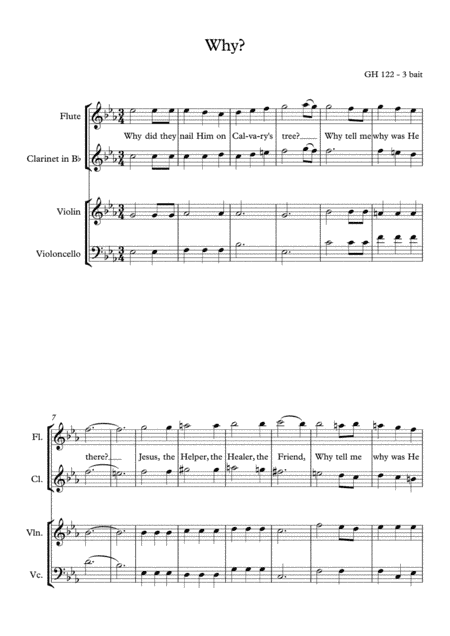 Why? (arr. Angie Wiranata)