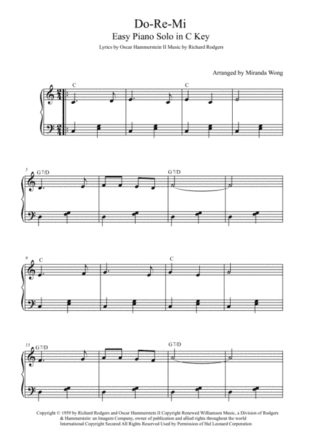 Do-Re-Mi (arr. Miranda Wong)