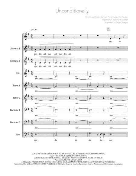 Unconditionally (arr. Bryan Sharpe)