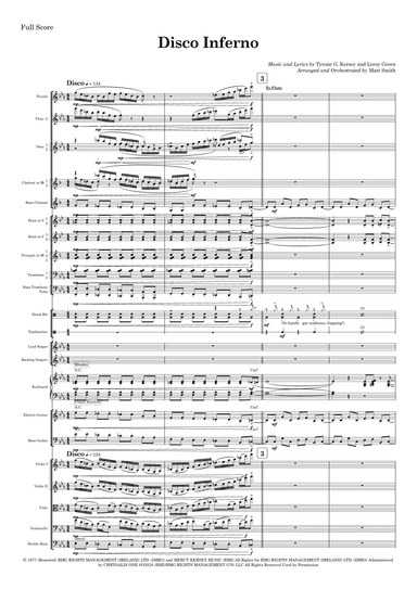 Disco Inferno (arr. Matt Smith)