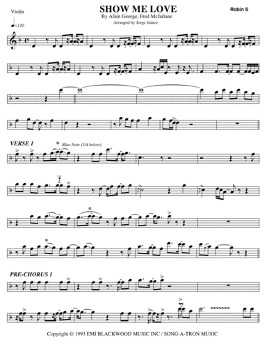 Show Me Love (arr. Jorge Juárez)