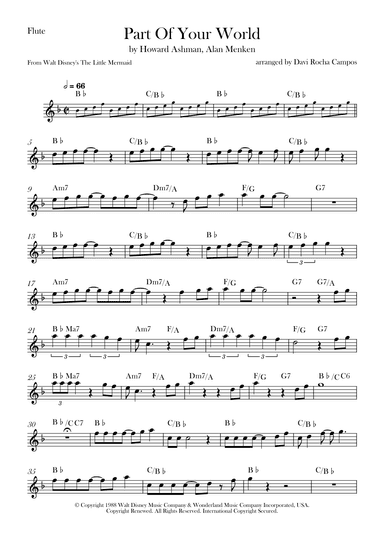 Part Of Your World (arr. Davi Rocha Campos)