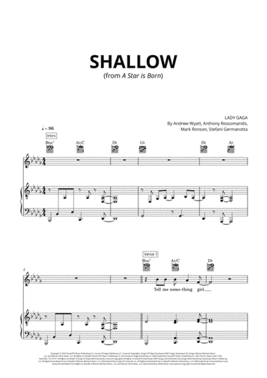 Shallow (arr. Cadenza Editions)