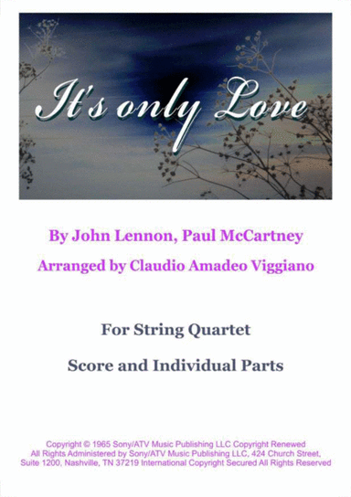 It's Only Love (arr. Claudio Amadeo Viggiano)