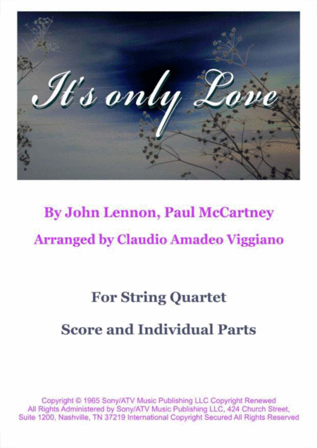 It's Only Love (arr. Claudio Amadeo Viggiano)