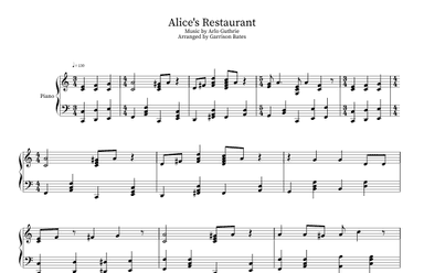 Alice's Restaurant (arr. Garrison Bates)