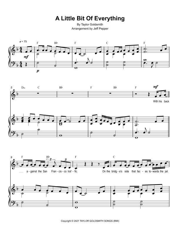 A Little Bit Of Everything (arr. Tunescribers.com)