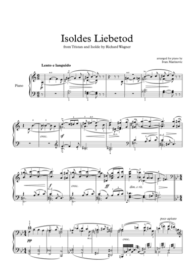 Islodes liebetod (arr. Ivan Marinovic)
