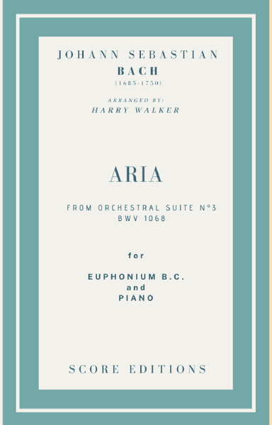 Bach Air from Suite No.3 (for Euphonium B.C. and Piano) (arr. Harry Walker)