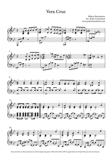 Vera Cruz (arr. Pedro Lutterbach)