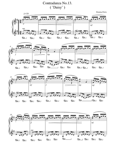 Thirteenth Contradanza: Daisy