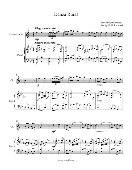 Danza Rural (arr. Nick Lacanski)