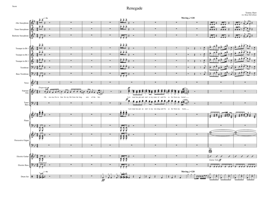 Renegade (arr. Brian McCallister)