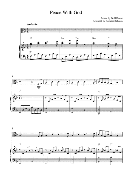 Peace With God (arr. Kaiserin Rebecca)