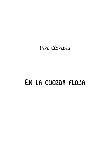 En la cuerda floja