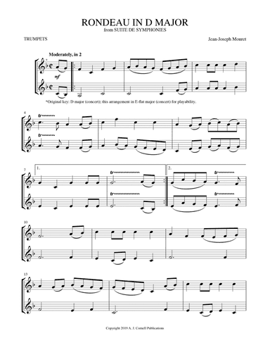 Rondeau in D Major (from Suite de Symphonies) (arr. Mark Phillips)