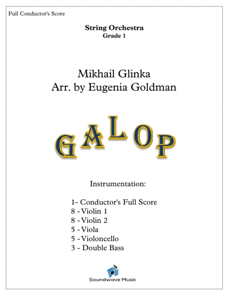 Galop (arr. Eugenia Goldman)