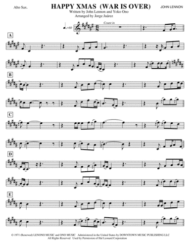 Happy Xmas (War Is Over) (arr. Jorge Juárez)