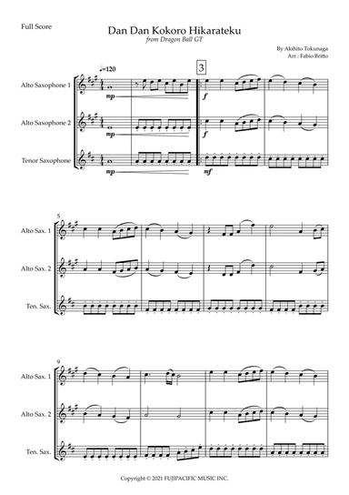 Dragon Ball Gt (arr. Fabio Britto)