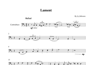 Lament (arr. Karen Gueiros)