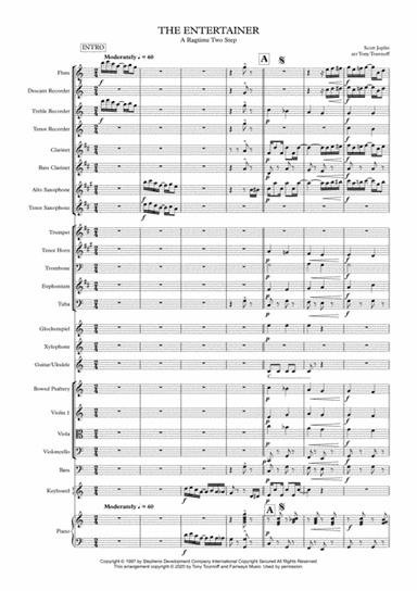 The Entertainer (arr. Tony Tournoff)