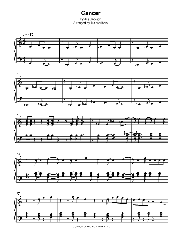 Cancer (arr. Tunescribers)