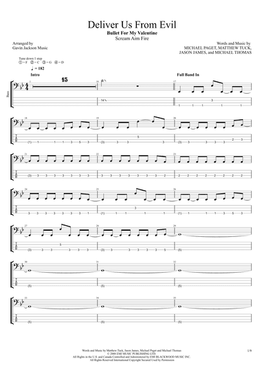 Deliver Us From Evil (arr. Gavin Jackson Music)