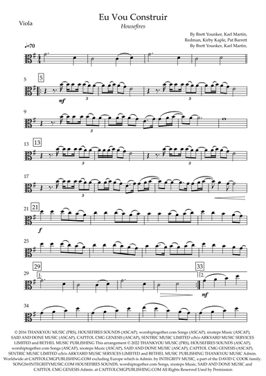Build My Life (arr. Fabio Britto)
