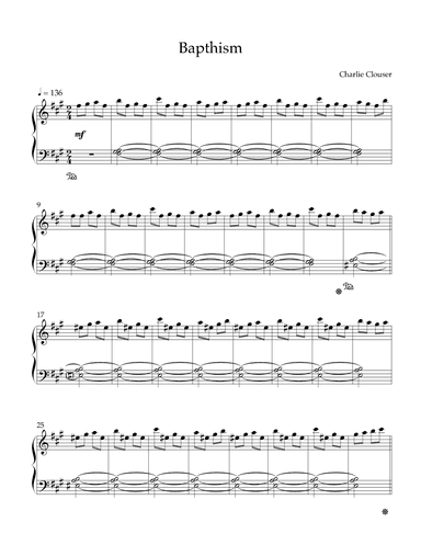 Baptism (arr. Furkan Barut)
