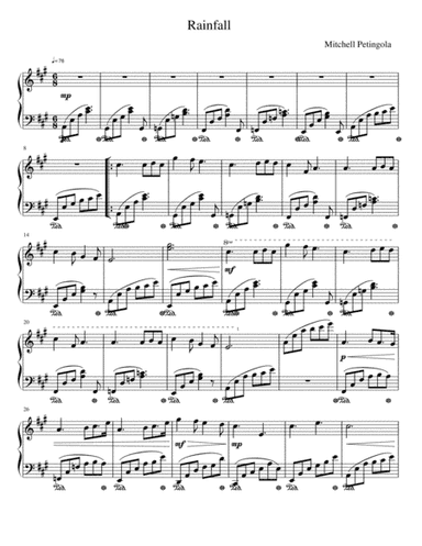Rainfall (Original Piano Solo)