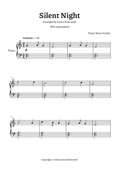 Silent Night (arr. Aaron Newcastle)