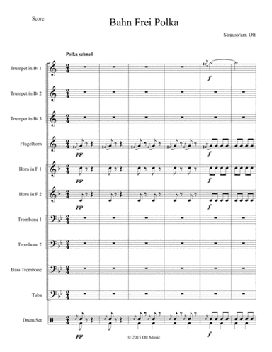Bahn Frei Polka (arr. Tim Olt)