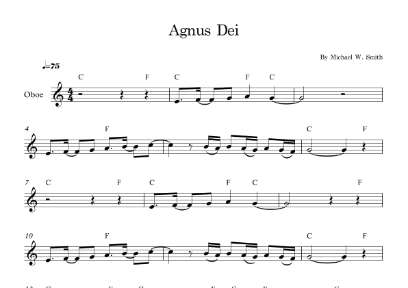 Agnus Dei (arr. E.P)