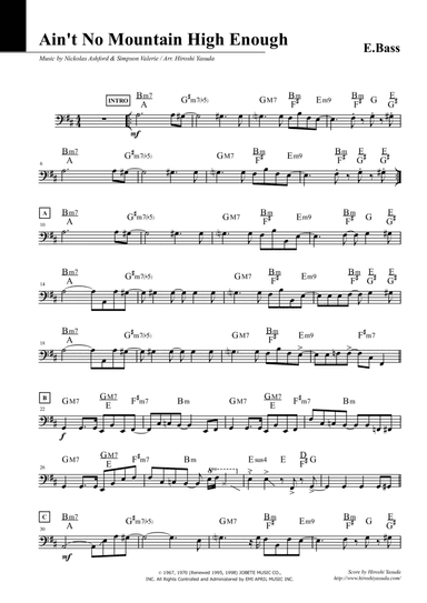 Ain't No Mountain High Enough (arr. Hiroshi Yasuda)