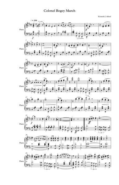 Colonel Bogey March (arr. Jermaine Harris)