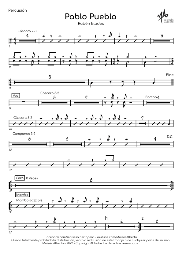 Pablo Pueblo (arr. Moises Alberto)